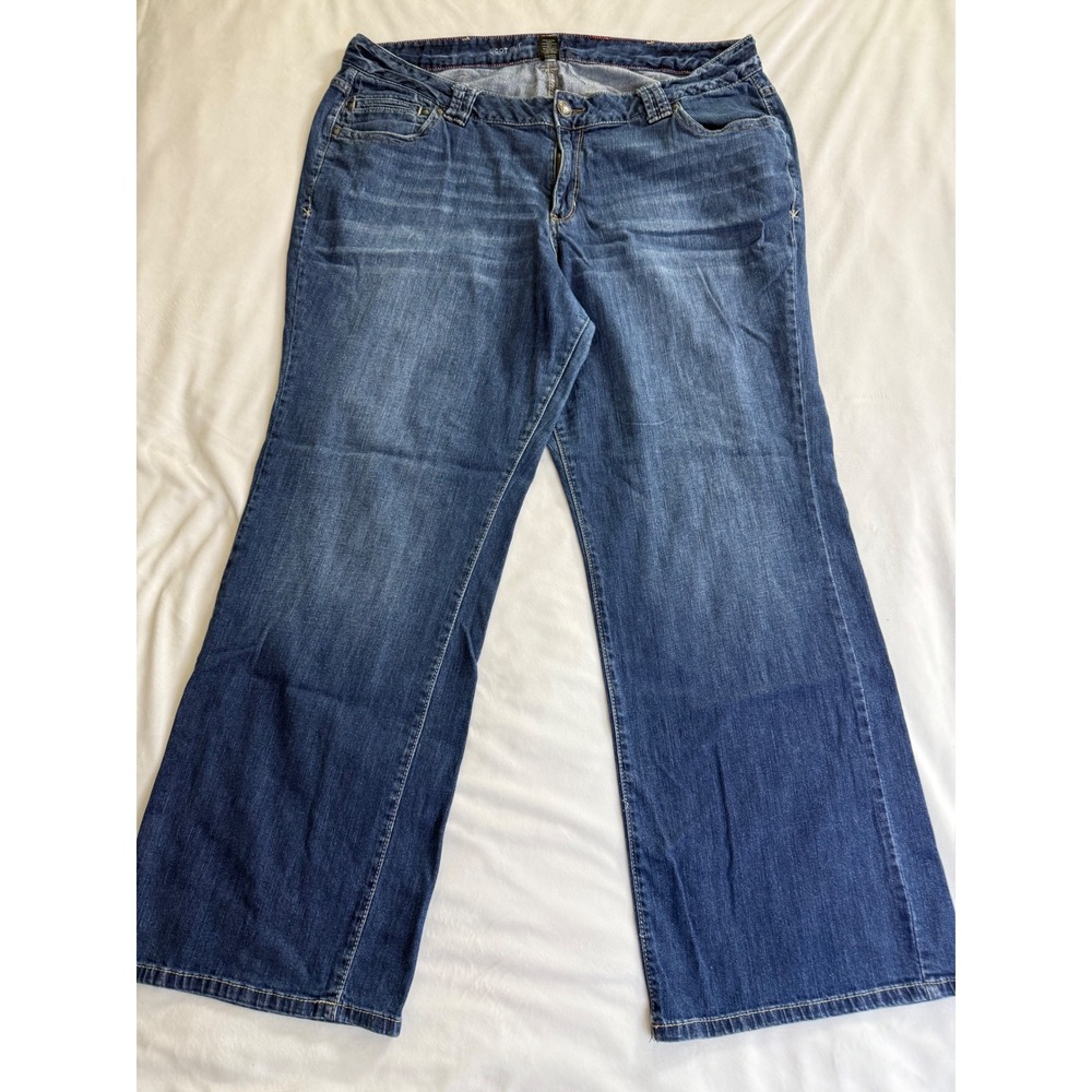 Lane Bryant Bootcut Jeans Blue Denim Medium Wash Plus Size 22 Average Stretch